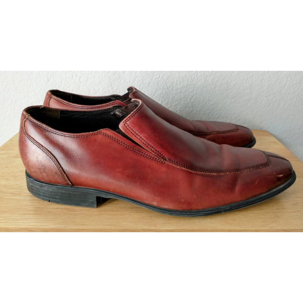 COLE HAAN Air Jefferson 2 Gore II Brown Leather Loafers 10.5 Slip On Work - Picture 4 of 8